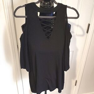 Torrid Black Short Sleeve Top